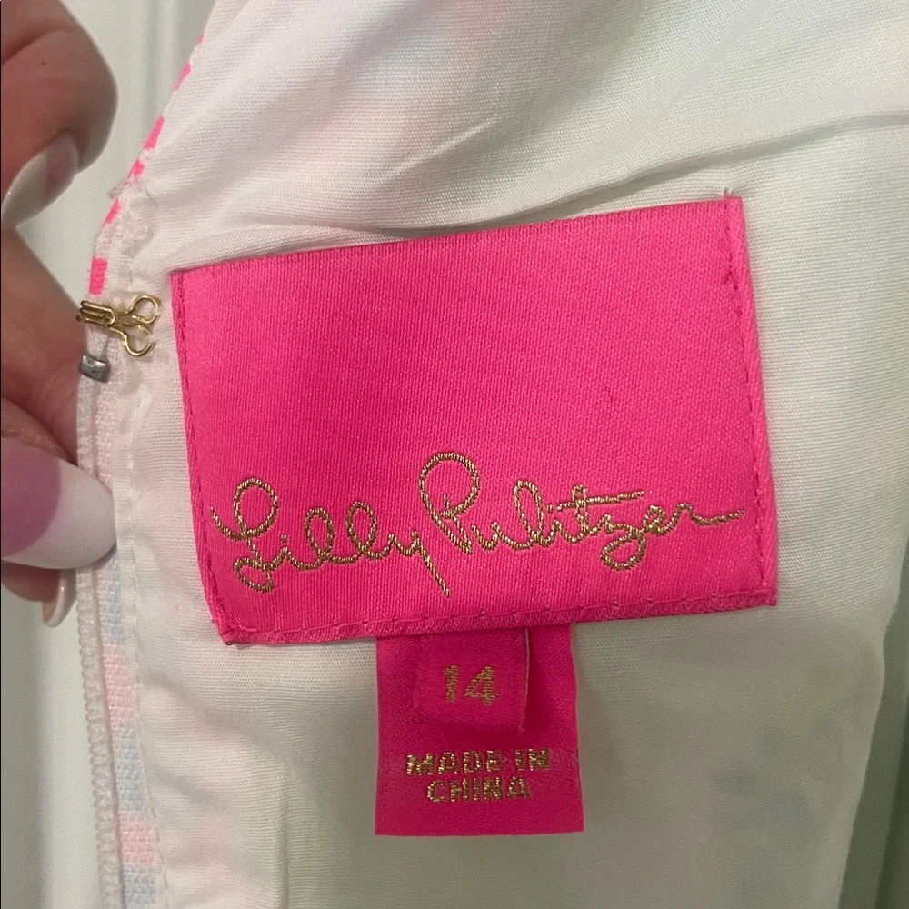 Lilly Pulitzer Lanora Stretch Shift Dress, Fresh Citrus - Picture 4 of 7